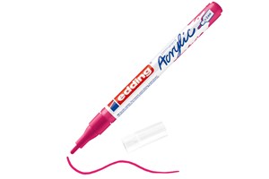 edding 5300 Acrylmarker fein telemagenta matt, Rundspitze 1-2 mm (EAN 4057305078087)