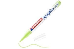 edding 5300 Acrylmarker fein pastellgrün, Rundspitze 1-2 mm (EAN 4057305027887)
