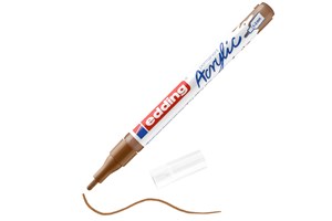 edding 5300 Acrylmarker fein haselnuss, Rundspitze 1-2 mm (EAN 4057305027825)
