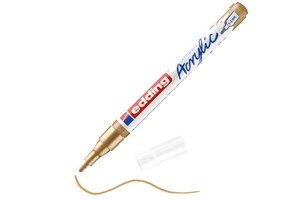 edding 5300 Acrylmarker fein reichgold, Rundspitze 1-2 mm (EAN 4057305027498)