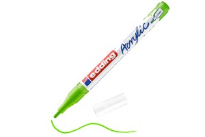edding 5300 Acrylmarker fein gelbgrün, Rundspitze 1-2 mm (EAN 4057305027641)