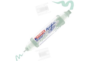 edding 5400 Acryl 3D Double Liner mild mint, Tubenspitze 2-3 mm + 5-10 mm (EAN 4057305028877)