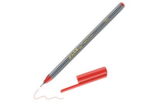 edding 55 Fineliner rot, Kunststoffspitze 0,3 mm (EAN 4004764338696)