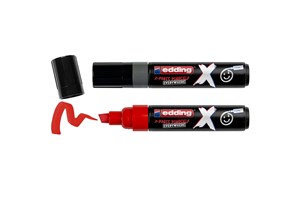 edding 6900 X Multi Marker, Yay Grey Color Set, 2 Acrylstifte, Keilspitze 2-10 mm, Acrylmarker für T-Shirts, Sneaker, Handyhüllen und mehr (EAN 4057305067142)
