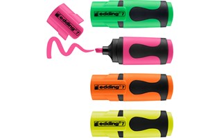 edding 7 Textmarker 4er Set sortiert, Keilspitze 1-3 mm (EAN 4004764958818)