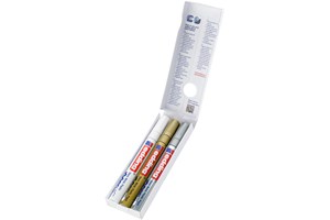edding 750 creative Glanzlack-Marker 3er Set metallic, Rundspitze 2-4 mm (EAN 4057305021007)