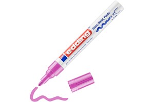 edding 750 creative Glanzlack-Marker rosa, Rundspitze 2-4 mm (EAN 4004764018581)