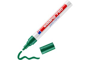 edding 750 Lackmarker grün, Rundspitze 2-4 mm (EAN 4004764018536)