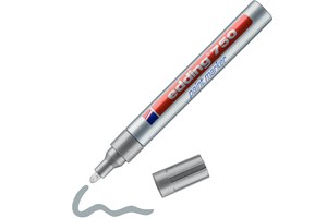 edding 750 Lackmarker silber, Rundspitze 2-4 mm (EAN 4004764498253)