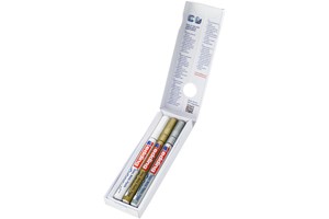 edding 751 creative Glanzlack-Marker 3er Set metallic, Rundspitze 1-2 mm (EAN 4057305020666)