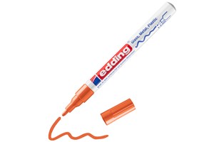 edding 751 creative Glanzlack-Marker orange, Rundspitze 1-2 mm (EAN 4004764017515)