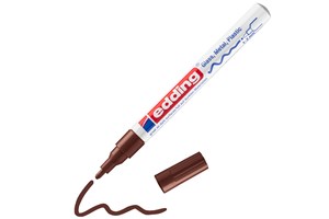 edding 751 creative Glanzlack-Marker braun, Rundspitze 1-2 mm (EAN 4004764017522)