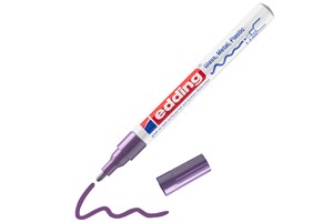 edding 751 creative Glanzlack-Marker violett, Rundspitze 1-2 mm (EAN 4004764017539)