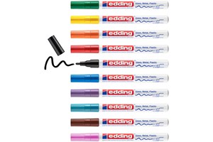 edding 751 creative Glanzlack-Marker 10er Set sortiert, Rundspitze 1-2 mm (EAN 4004764087747)