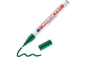edding 751 Lackmarker grün, Rundspitze 1-2 mm (EAN 4004764017492)