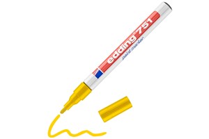 edding 751 Lackmarker gelb, Rundspitze 1-2 mm (EAN 4004764017508)