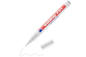 edding 751 Lackmarker weiß, Rundspitze 1-2 mm (EAN 4004764017607)