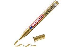 edding 753 Glanzlack-Marker gold, Kalligrafie Spitze 1-2,5 mm (EAN 4004764023578)