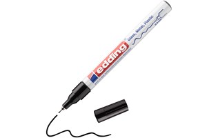 edding 780 creative Glanzlack-Marker schwarz, Rundspitze 0,8 mm (EAN 4004764953608)
