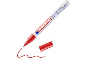 edding 780 creative Glanzlack-Marker rot, Rundspitze 0,8 mm (EAN 4004764953639)