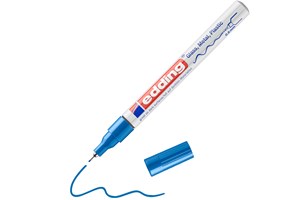 edding 780 creative Glanzlack-Marker blau, Rundspitze 0,8 mm (EAN 4004764023097)