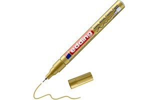 edding 780 creative Glanzlack-Marker gold, Rundspitze 0,8 mm (EAN 4004764953707)