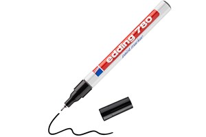 edding 780 Lackmarker schwarz, Rundspitze 0,8 mm (EAN 4004764023073)