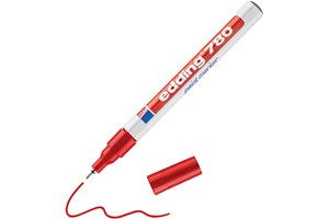 edding 780 Lackmarker rot, Rundspitze 0,8 mm (EAN 4004764023080)