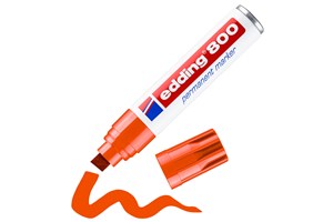 edding 800 Permanentmarker orange, Keilspitze 4-12 mm (EAN 4004764054039)