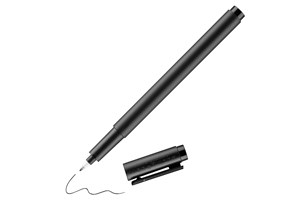 edding 8011 Reinraummarker schwarz, Rundspitze 0,6 mm (EAN 4004764924103)