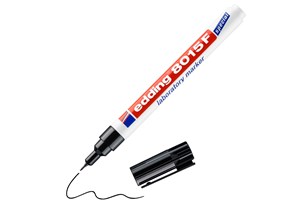 edding 8015 F Labormarker Schwarz, Rundspitze 0,75 mm (EAN 4004764984923)