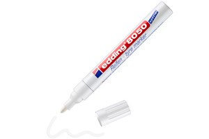 edding 8050 Reifenmarker weiß, Rundspitze 2-4 mm (EAN 4004764784448)