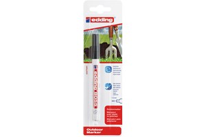 edding 8055 Outdoormarker schwarz, Rundspitze 1-2 mm (EAN 4004764949007)