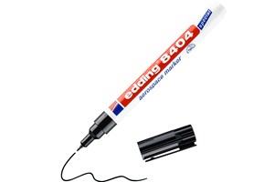 edding 8404 Aerospace Marker schwarz, Rundspitze 0,75 mm (EAN 4004764099375)