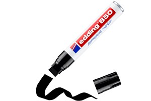 edding 850 Permanentmarker schwarz, Keilspitze 5-15 mm (EAN 4004764054275)
