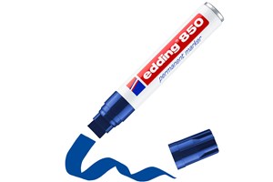edding 850 Permanentmarker blau, Keilspitze 5-15 mm (EAN 4004764054350)