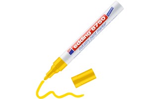 edding 8750 Industrie Lackmarker gelb, Rundspitze 2-4 mm (EAN 4004764103669)