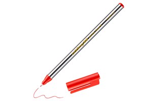 edding 88 F Office Fineliner F rot, Rundspitze 0,6 mm (EAN 4004764040643)