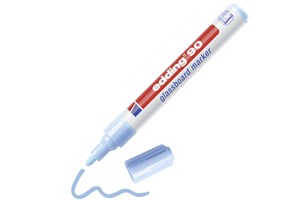 edding 90 Glasboardmarker hellblau, Rundspitze 2-3 mm (EAN 4057305003003)