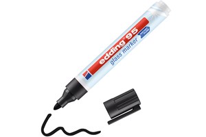 edding 95 Glasmarker schwarz, Rundspitze 1,5-3mm (EAN 4057305039903)