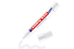 edding 950 Industrie Pastenmarker weiß, Pastenspitze bis 10 mm (EAN 4004764019687)