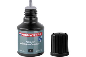 edding BT 30 Nachfülltinte für Whiteboardmarker schwarz, 30 ml (EAN 4004764064236)