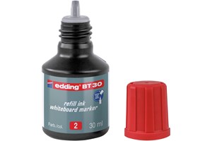 edding BT 30 Nachfülltinte für Whiteboardmarker rot, 30 ml (EAN 4004764064267)