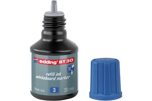edding BT 30 Nachfülltinte für Whiteboardmarker blau, 30 ml (EAN 4004764064274)