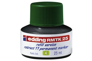 edding RMTK 25 Nachfülltinte für Permanentmarker grün, 25 ml (EAN 4004764872114)