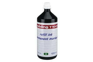 edding T 1000 Nachfülltinte für Permanentmarker grün, 1000 ml (EAN 4004764025701)