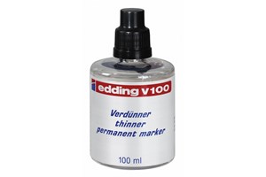 edding V 100 Verdünner für Permanentmarkertinte transparent, 100 ml (EAN 4004764026005)