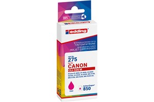 edding Tintenpatrone, magenta, 10 ml, ersetzt Canon CLi-526M