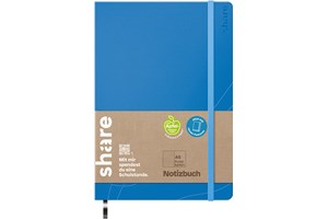share Notizbuch A5 punktkariert hellblau (EAN 4260739996562)