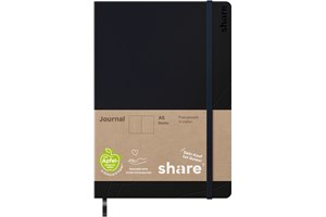 share Notizbuch A5 blanko dunkelblau (EAN 4260556676326)